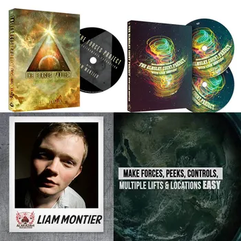 Forțele Proiect de Liam Montier (2 DVD) | Gros Card de Proiect | 2 Zi de Auto Lucrătorilor Curs |Magia Conta Proiect de magie